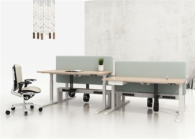 智能辦公家具-電腦升降桌-員工升降桌-智能家具-升降桌