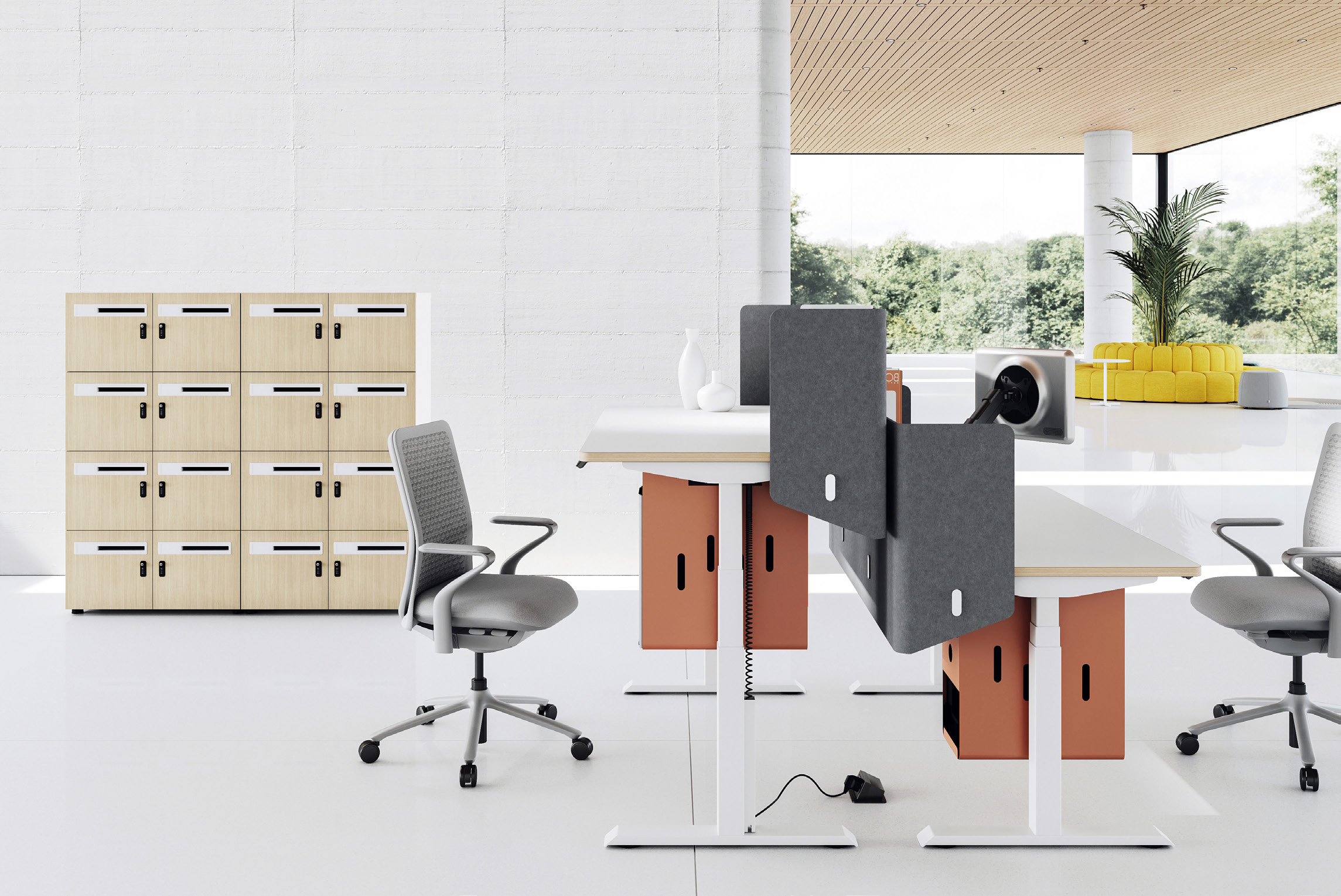 智能辦公新風(fēng)尚 電動(dòng)升降辦公桌與班臺升降會議桌